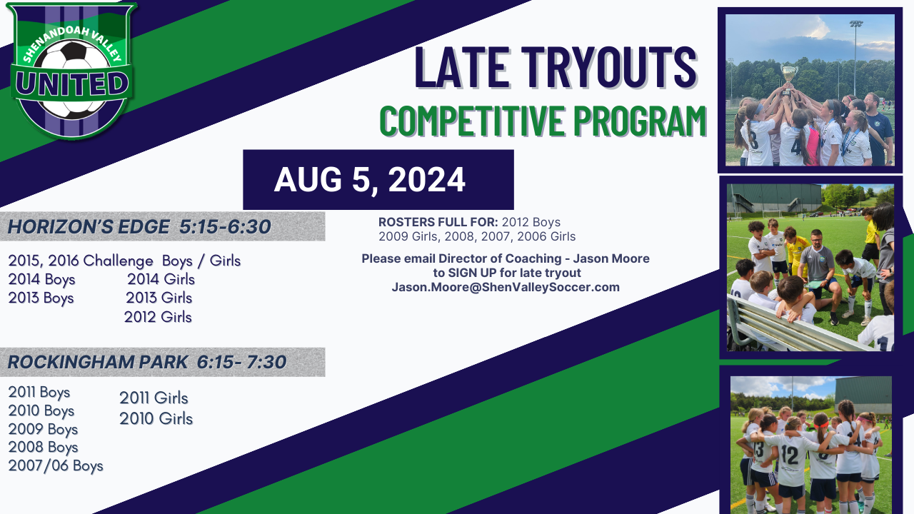 Late tryout website